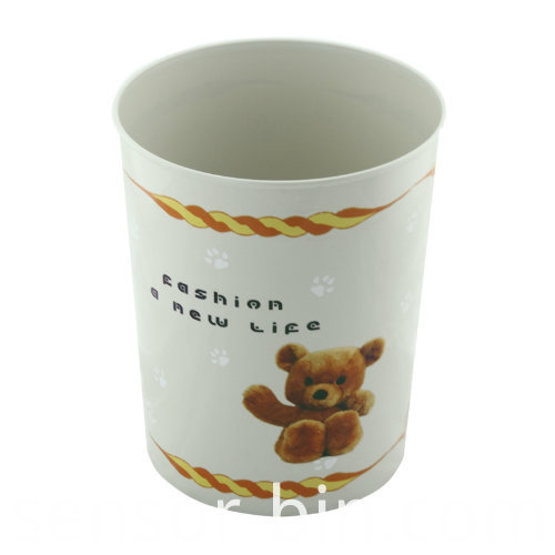 Lovely Bear Printing Living Room Garbage Bin (FF-5226)